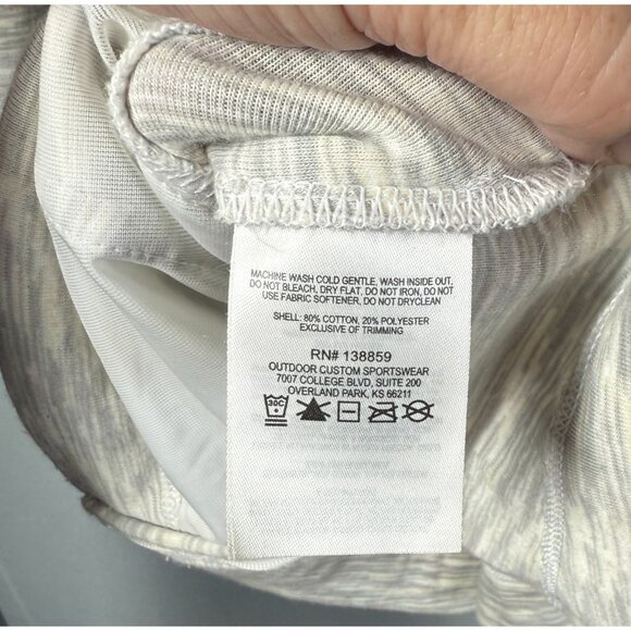 Columbia Wisconsin Badgers Lightweight Zip Up Scuba Neck Hoodie Small Gray - Picture 10 of 10